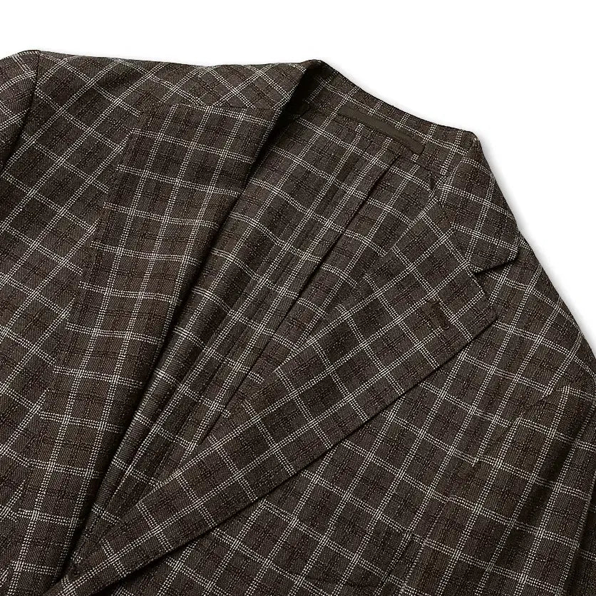 [BUNJANG] Man On The Boon Vitale Barberis Canonico Brown Check Wool Suit 46 / 맨온더분 [Man On The Boon] 바르베라 까노니코 체크 수트