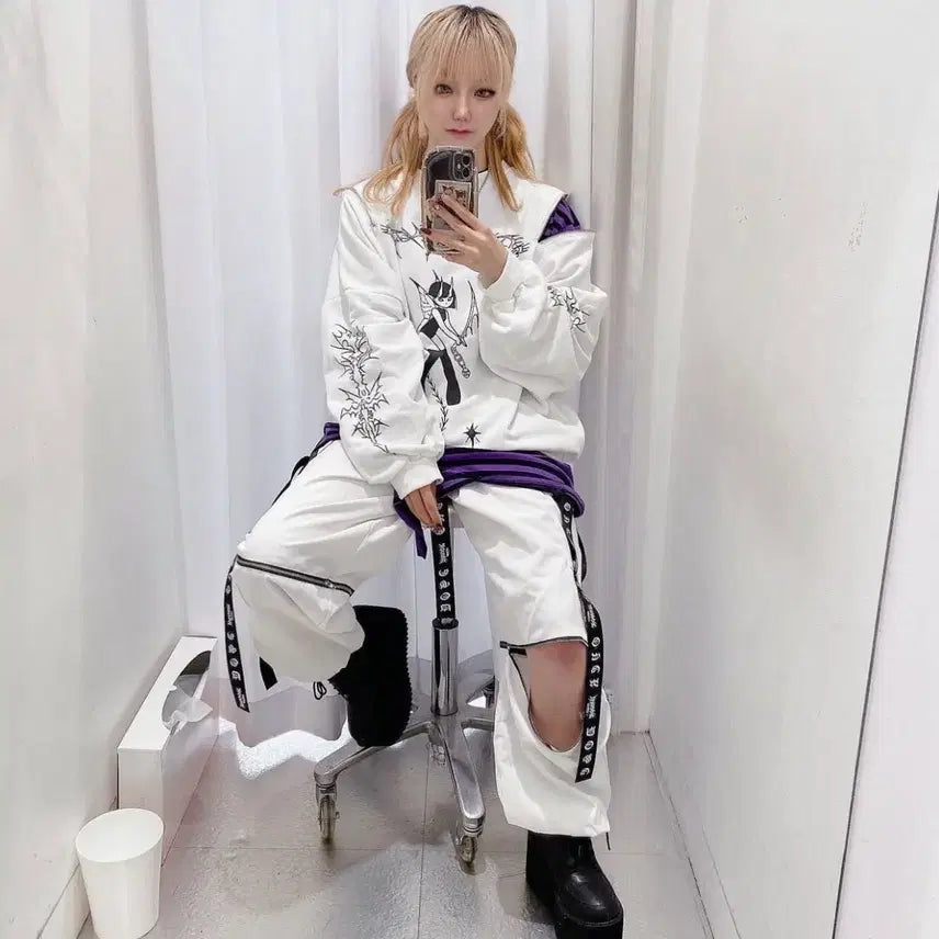 [BUNJANG] Volkan Aphrodite Belt Cargo Pants / 급전)볼칸 아프로디테 벨트 카고팬츠