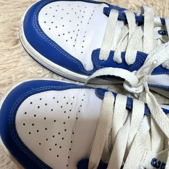 [BUNJANG] Air Jordan 1 Low Blue Sneakers / W 에어조던1 로우 블루 245