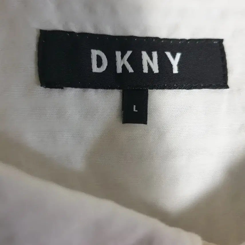 [BUNJANG] DKNY Linen Cotton Short Sleeve Shirt / (한섬) DKNY 린넨코튼 반팔 셔츠 화이트 (L)