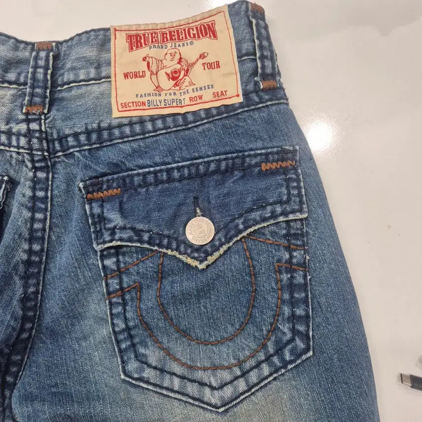 [BUNJANG] True Religion Straight Leg Denim Jeans / 트루릴리젼 일자 데님 남성청바지