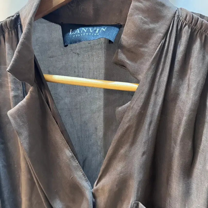 [BUNJANG] LANVIN Shirt Dress / LANVAN(랑방) 셔츠형 원피스 A286