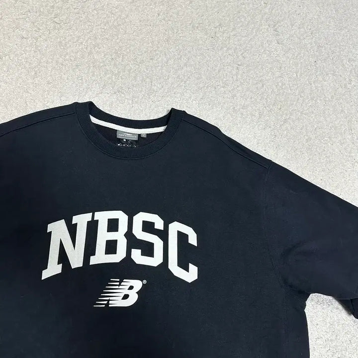 [BUNJANG] New Balance NBSC Short Sleeve Sweatshirt Black XL / 뉴발란스 NBSC 반팔 맨투맨 블랙 xl 105