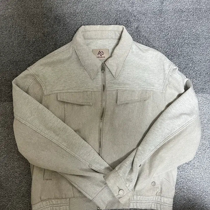 [BUNJANG] AddOff Denim Jacket Oatmeal M / 애드오프 데님자켓 오트밀 M