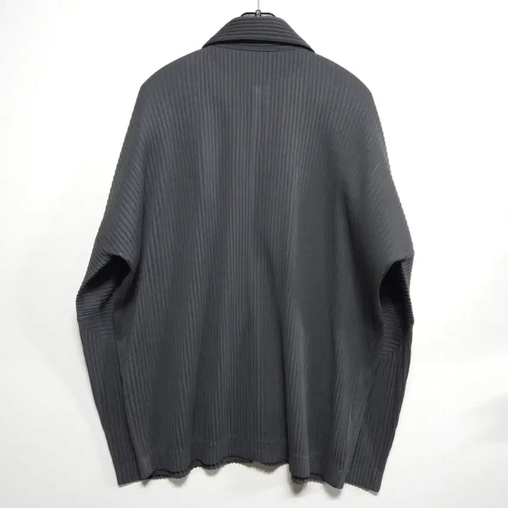 [SOLD OUT] 남성 플리츠 집업 자켓 미니멀 플리츠 셔츠 자켓 오버핏