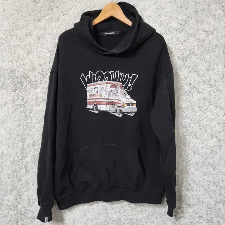[BUNJANG] Not4nerd Ambulance Hoodie / J479 [L] 낫포너드 엠뷸런스 후드 티셔츠