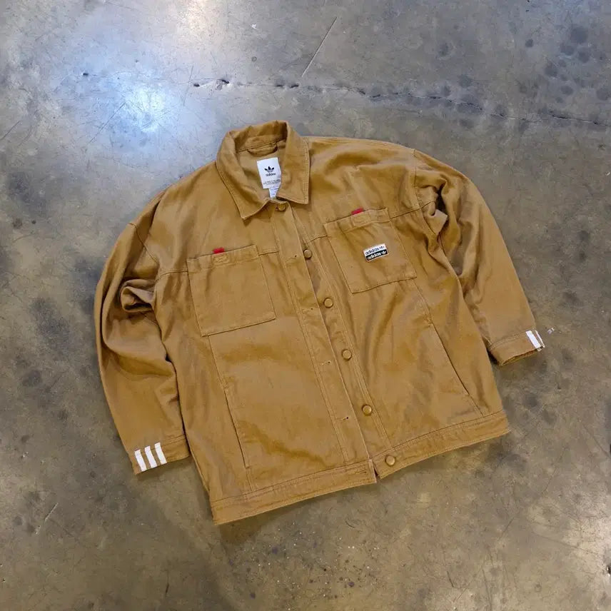 [BUNJANG] Adidas Workwear Utility Jacket Classic Brown / 아디다스 워크웨어 유틸리티 자켓 클래식 브라운