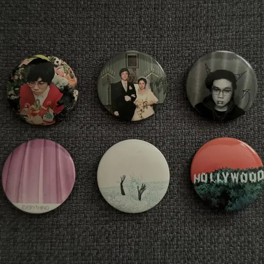 [BUNJANG] The Black Skirts Concert Badge / 검정치마 캔뱃지