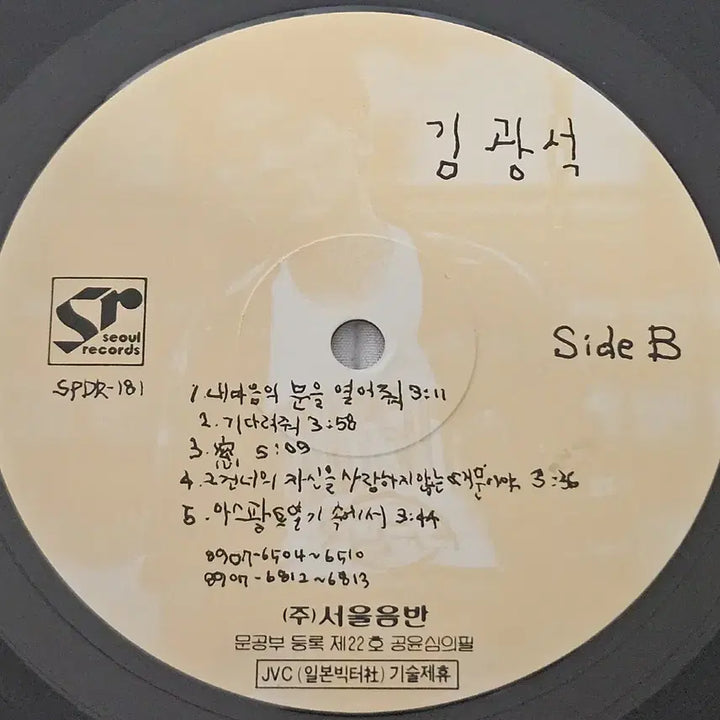 [BUNJANG] Kim Kwangseok 1st Album LP / LP 김광석 1집 - 너에게/내 마음의 문을 열어줘