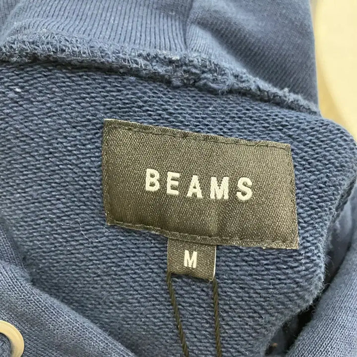 [BUNJANG] Beams Arch Logo Hoodie Navy / 78 빔즈 아치로고 후드티 네이비