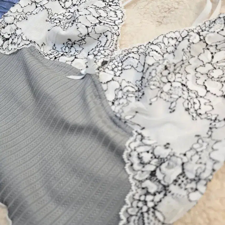 [BUNJANG] Lace Punching Pajama Shorts / 3.레이스 펀칭 반바지 잠옷 바지.팬티대용 44-66