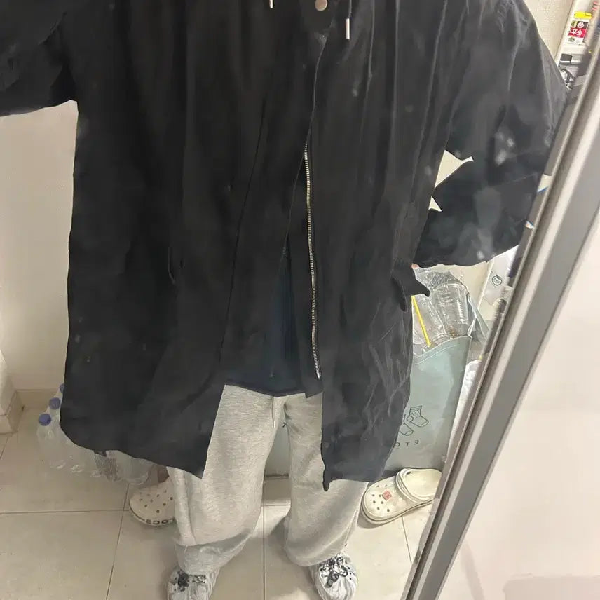[BUNJANG] DAMS Black Hooded Jacket / DAMS 블랙 후드 자켓