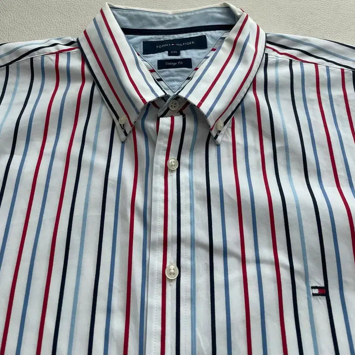 [BUNJANG] Tommy Hilfiger Stripe Shirt / 타미힐피거 스트라이프 셔츠