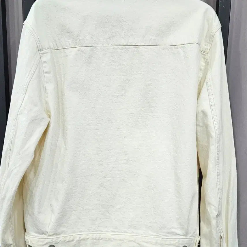 [BUNJANG] Mutendard Cone Denim Line Jacket L Cream / 무텐다드 CONE 데님 라인 자켓 L 크림색
