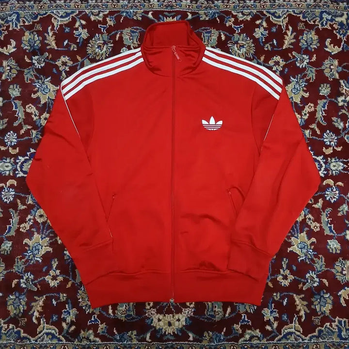 [BUNJANG] Adidas Originals Firebird Track Top Jersey (Red/White) / (해외M / 약 105) 아이다스오리지널 파이어버드 트랙탑져지 레드 빨흰