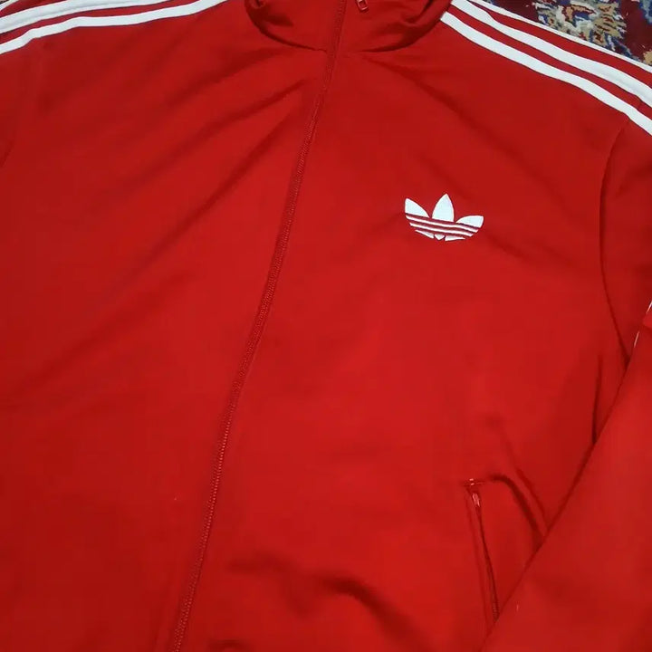 [BUNJANG] Adidas Originals Firebird Track Top Jersey (Red/White) / (해외M / 약 105) 아이다스오리지널 파이어버드 트랙탑져지 레드 빨흰