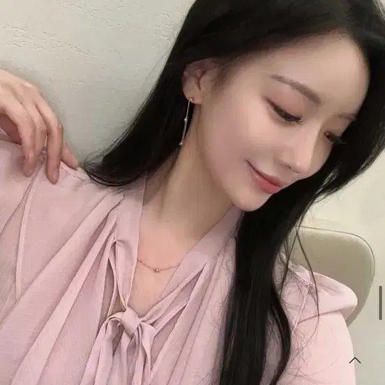 [BUNJANG] Ibuve Serenade Blouse Pink / 이부베 세레나데 블라우스 핑크