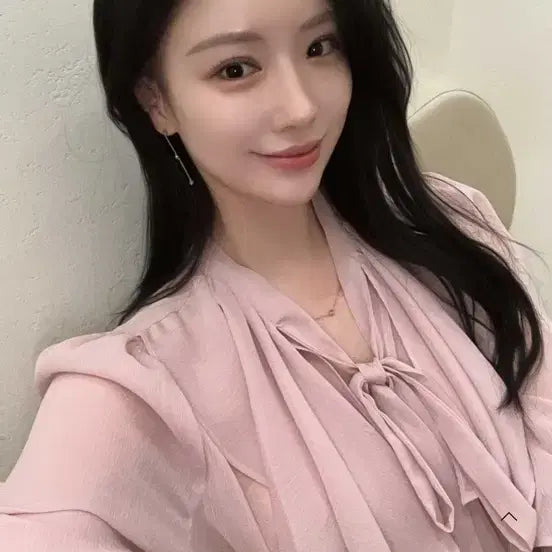 [BUNJANG] Ibuve Serenade Blouse Pink / 이부베 세레나데 블라우스 핑크