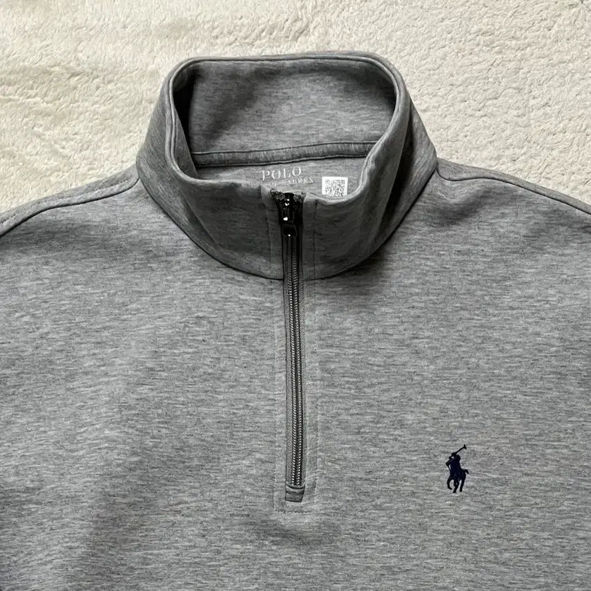 [BUNJANG] Polo Half-Zip Sweatshirt / 폴로 신형 반집업 맨투맨