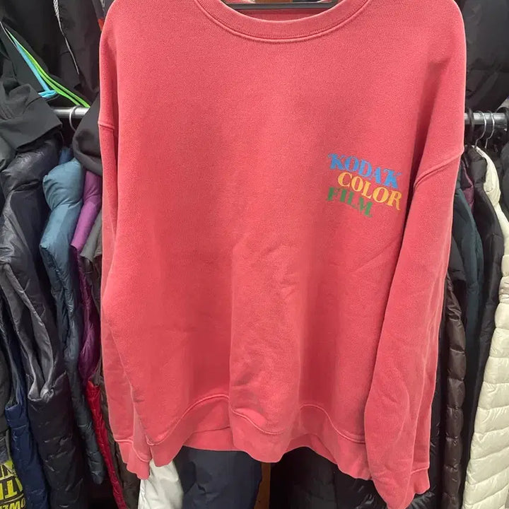 [BUNJANG] Kodak Color Film Print Sweatshirt (M) / 코닥 컬러필름 프린트 맨투맨 m. 100~105