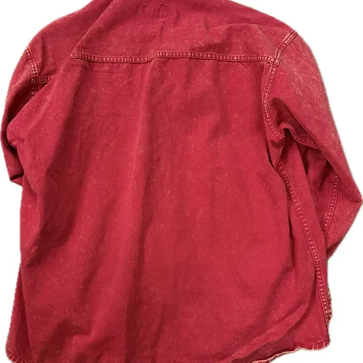 [BUNJANG] Weeekenders Red Washing Shirt L / 위캔더스 레드 워싱 셔츠 L