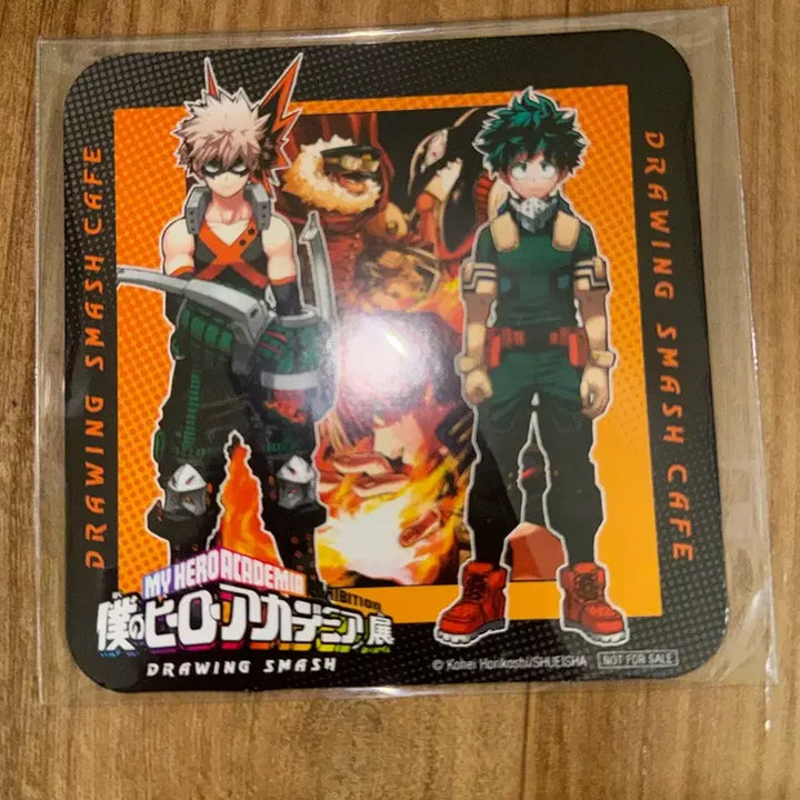 [BUNJANG] My Hero Academia Bakugo Midoriya Paper Coaster / 나히아 히로아카 바쿠고 미도리야 종이 코스터(미사용)