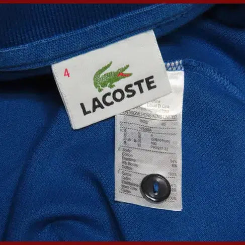 [BUNJANG] Lacoste Blue Polo Shirt (Size 100) - Pre-owned / 라코스테/파란색 반팔티셔츠/100사이즈/따봉구제(H-3)
