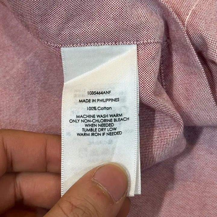 [BUNJANG] Polo Ralph Lauren Custom Fit Pink Cotton Shirt / L 폴로랄프로렌 커스텀핏 핑크 코튼 셔츠