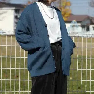 [BUNJANG] EVCON Shetland Wool Low Gauge Cardigan / EVCON Shetland Wool Low Gauge Cardigan