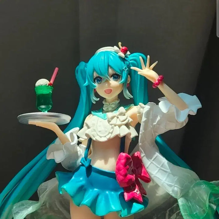 [BUNJANG] Miku Cream Soda Melon Soda Figure / 미쿠 크림소다 메론소다 미소녀 피규어 고전 양산형 방꾸 갸른