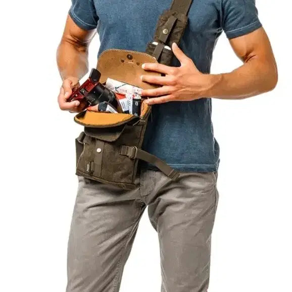 [BUNJANG] National Geographic Sling Bag Canvas Crossbody Bag / 내셔널지오그래픽 스몰 슬링백 크로스백 캔버스백 BF31