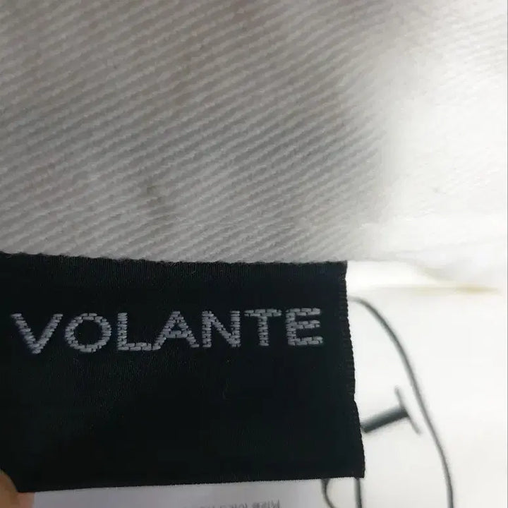 [BUNJANG] Volante Premium Silver Tab Cream Slim Jeans / 볼란테 프리미엄 백포켓 실버탭  슬림 스트레치 데님팬츠 크림 (32)