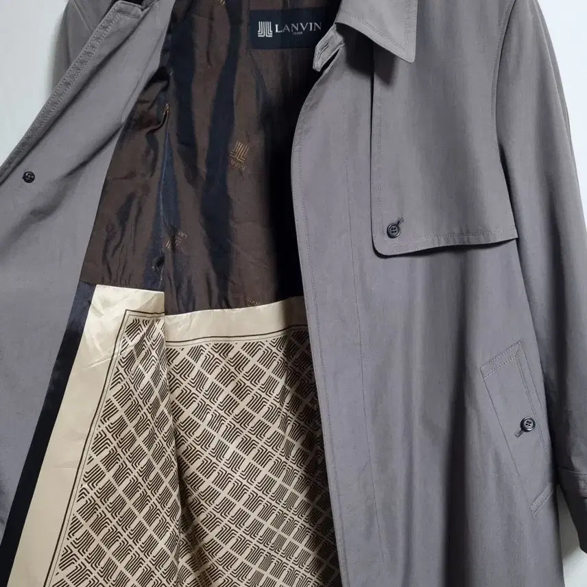 [BUNJANG] Lanvin Vintage Gray Trench Coat / M (66) 랑방 빈티지 그레이 트렌치코트