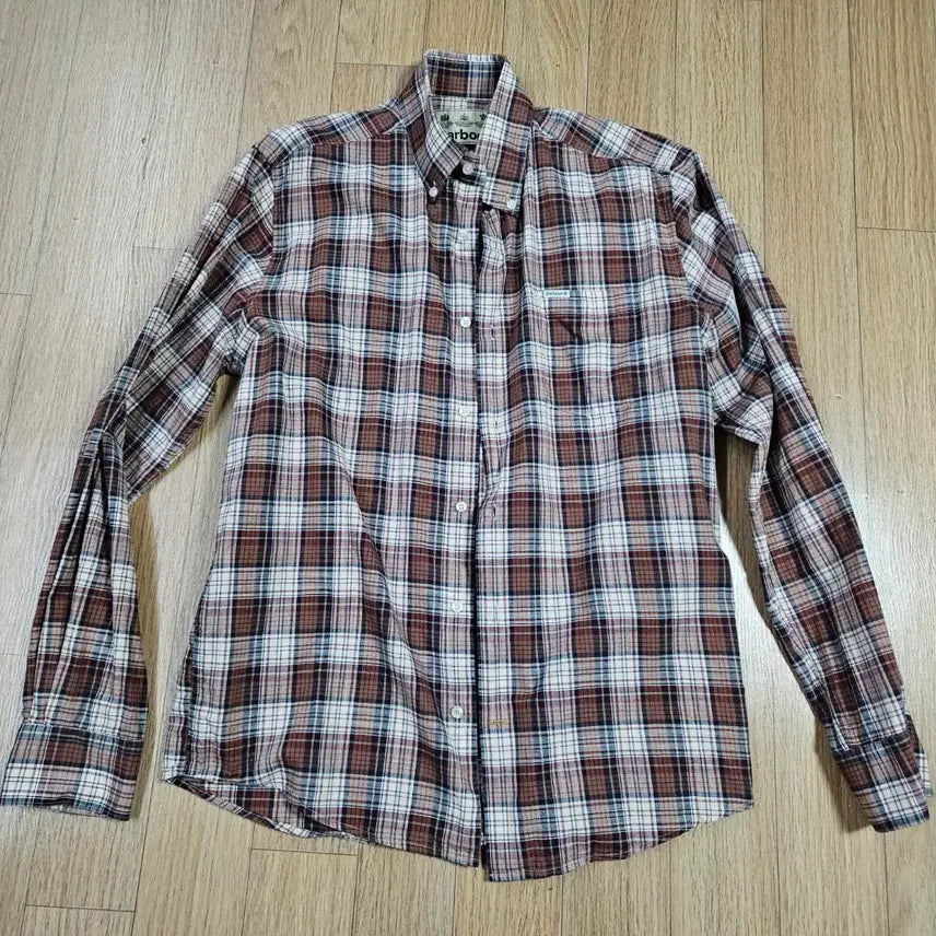 [SOLD OUT] 바버 체크 긴팔 셔츠 95정도..