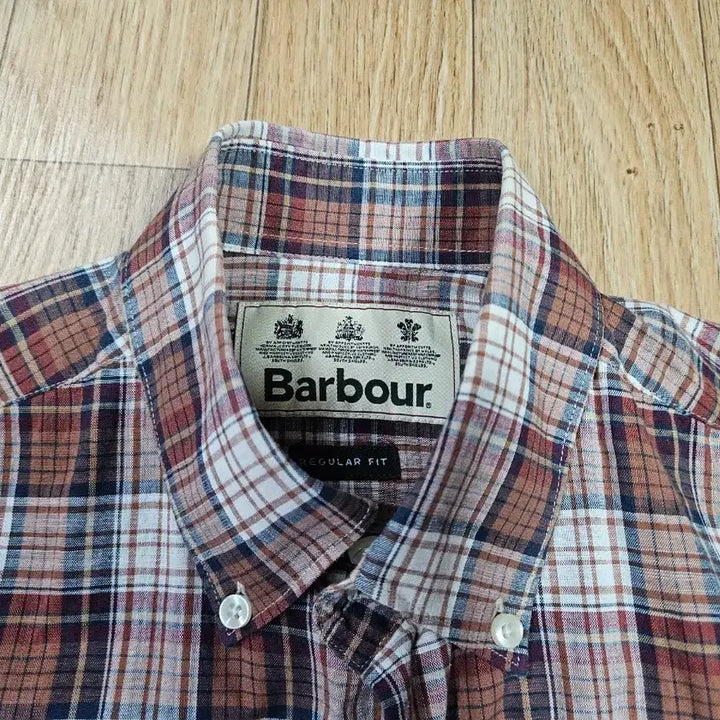 [SOLD OUT] 바버 체크 긴팔 셔츠 95정도..