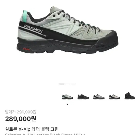 [BUNJANG] Salomon X-Alp Leather Boots / 살로몬 X-Alp 레더 245(jp) 사이즈