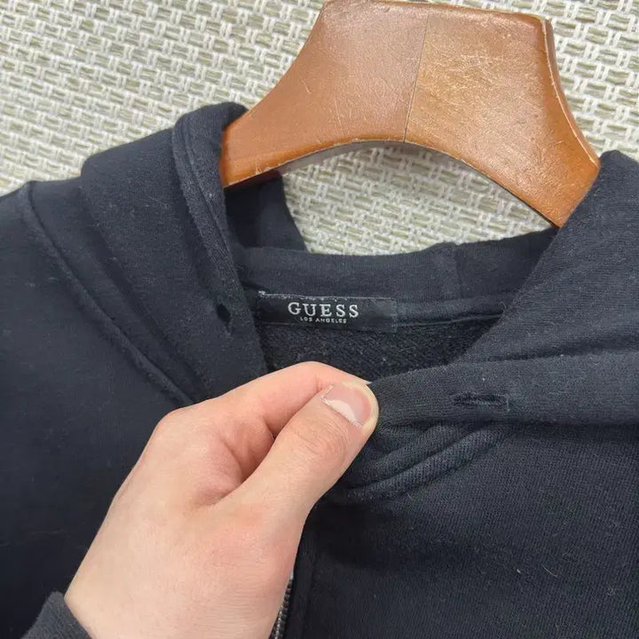 [BUNJANG] Guess Casual Fleece Lined Hooded Zip-up Jacket XL / 게스 캐주얼 약기모 후드집업 XL M13795