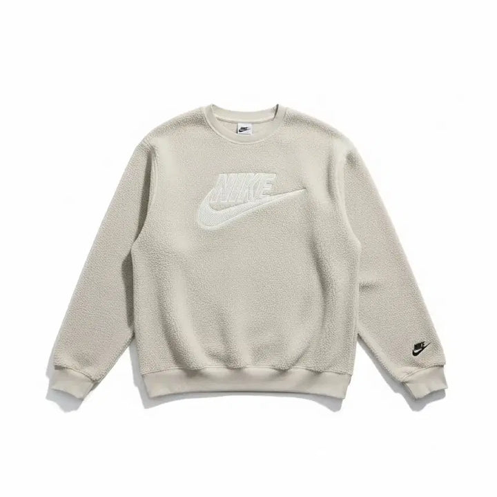 [BUNJANG] Nike Fleece Lined Sweatshirt White L / 나이키 폴리스 기모 맨투맨 흰색 L