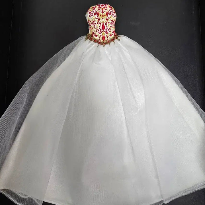 [BUNJANG] Barbie White Wedding Dress / 바비 화이트 드레스