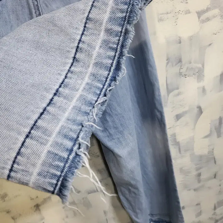 [BUNJANG] JUCY JUDY Denim Wide Pants / 쥬시쥬디 연청 데님 와이드 팬츠 28