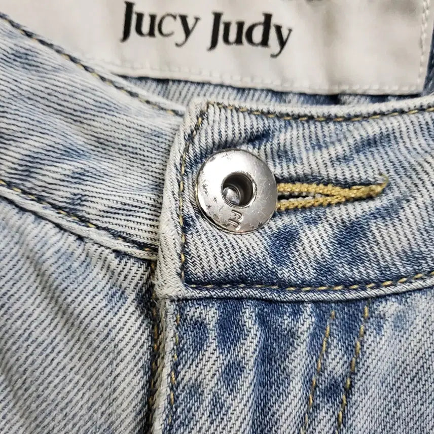 [BUNJANG] JUCY JUDY Denim Wide Pants / 쥬시쥬디 연청 데님 와이드 팬츠 28