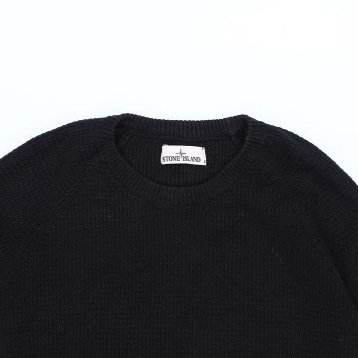 [BUNJANG] Stone Island Waffle Knit Sweater / XL 스톤아일랜드 와플 슬리브 패치 니트 N7484