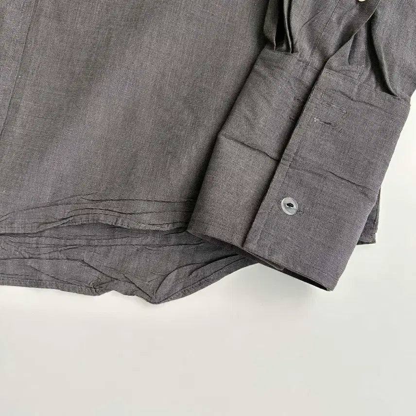 [BUNJANG] Christian Dior Chemise Cotton Shirt - Grey / 크리스찬 디올 슈미즈 코튼 셔츠 그레이