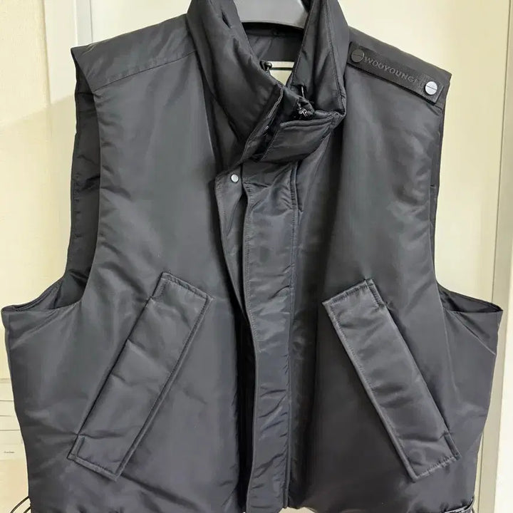 [BUNJANG] Wooyoungmi 21FW Goose Down Technical Padded Vest / [48] 우영미 21fw 구스다운 테크니컬 패딩 베스트