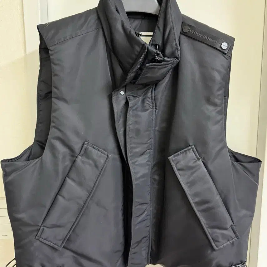 [BUNJANG] Wooyoungmi 21FW Goose Down Technical Padded Vest / [48] 우영미 21fw 구스다운 테크니컬 패딩 베스트