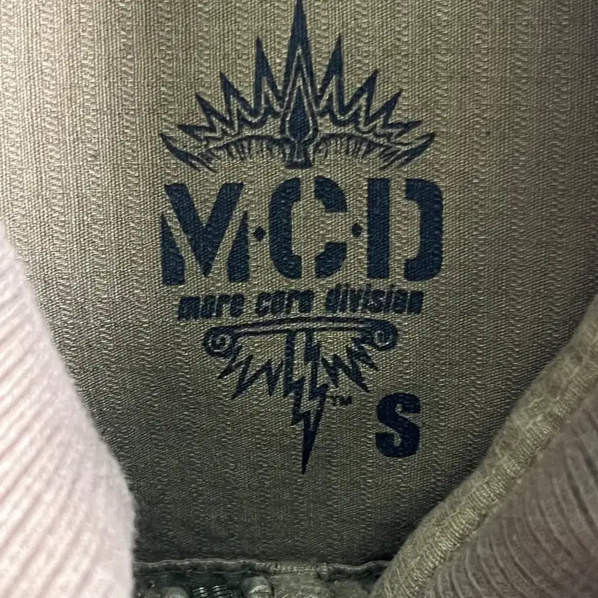 [BUNJANG] MCD Khaki Military Hooded Parka Jacket (Size S) / MCD 카키 밀리터리 후드 야상 자켓 S