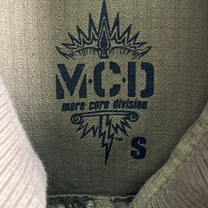 [BUNJANG] MCD Khaki Military Hooded Parka Jacket (Size S) / MCD 카키 밀리터리 후드 야상 자켓 S