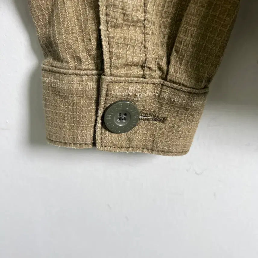 [BUNJANG] MCD Khaki Military Hooded Parka Jacket (Size S) / MCD 카키 밀리터리 후드 야상 자켓 S
