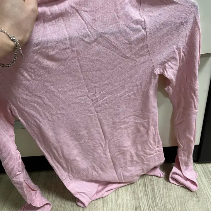 [BUNJANG] Dabagirl Pink Milk Color T-shirt / 다바걸 핑크우유색 티셔츠