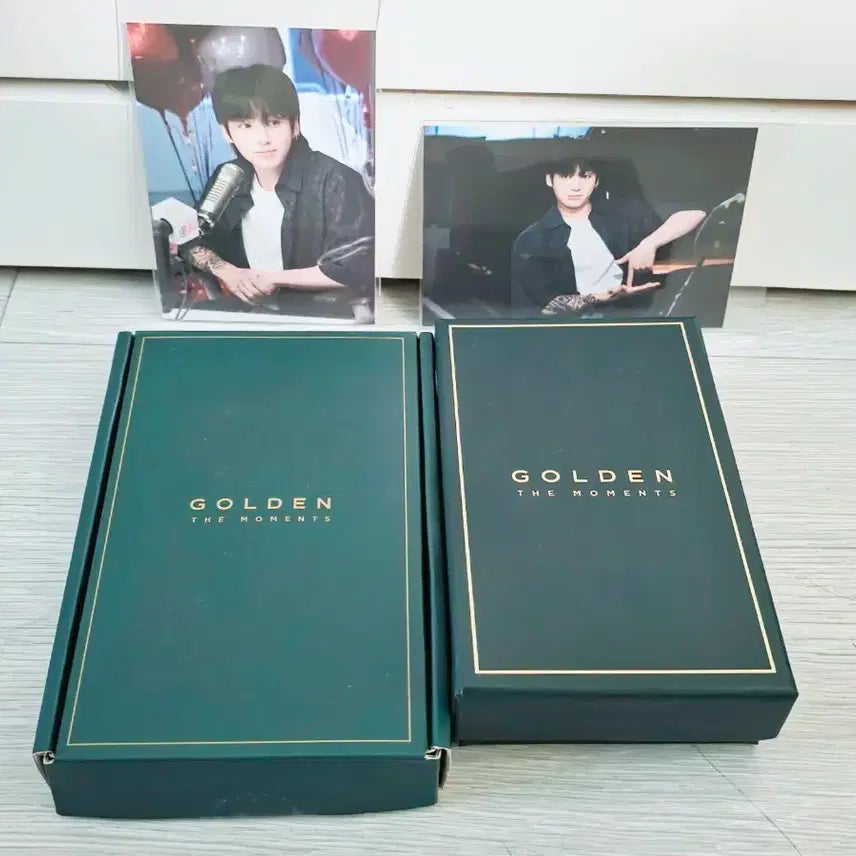 [BUNJANG] BTS Jungkook Exhibition Necklace + Gold Bar Bundle Set / 방탄소년단 BTS 정국 전시회 목걸이 + 정국 골드바 풀세트
